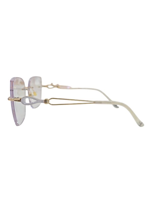 CA-2031 Rimless with Blue Cut lens Clear - Image 3