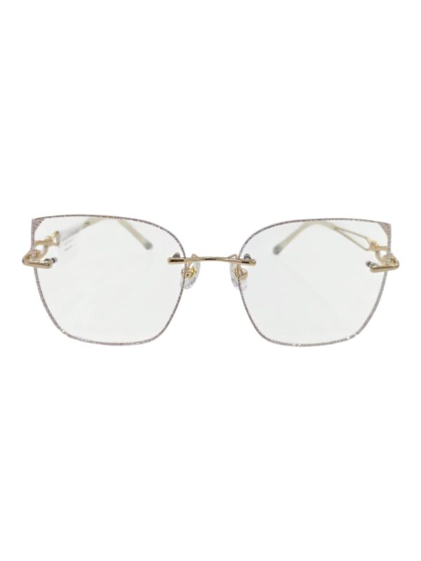 CA-2031 Rimless with Blue Cut lens Clear - Image 2