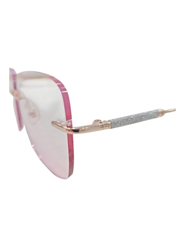 CA-7671 Rimless with Blue Cut lens Clear - Image 3