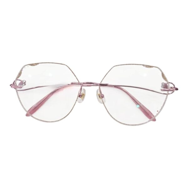 CA-7623-Y06 Rimless With Blue Cut lens Clear